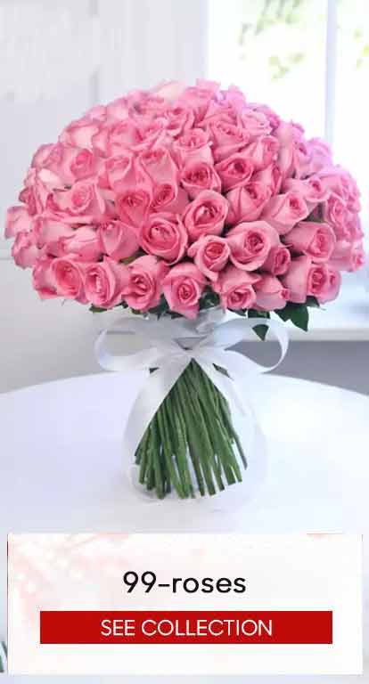 99 roses bouquet