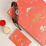 Evil Eye Bracelet Rakhi N Besan Ladoo Combo